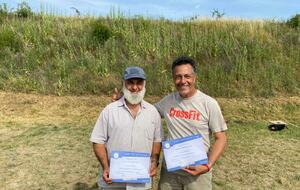 Diplôme de Moniteur Précision Rifle pour Ikbal Cadjee et David Geslin