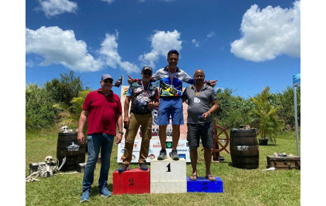 David GESLIN monte 5 fois sur le podium en 4 jours pour sa deuxième participation à la BLACK BEARD TROPHY a l’Acapi Club en Guadeloupe